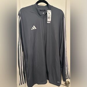 Adidas Men's Gray Lightweight track Jacket